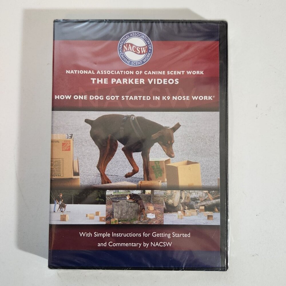 NACSW The Parker Videos How One Dog Got Started In K9 Nose Work Training DVD